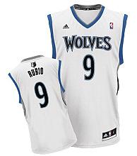 Minnesota Timberwolves 9 Rubio White Swingman Jerseys Cheap