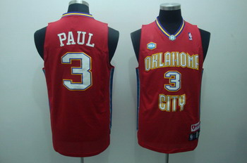 New Orleans Hornets 3 Chris Paul Red Swingman Jerseys Cheap