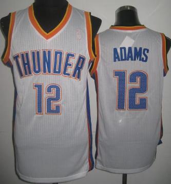 Oklahoma City Thunder 12 Steven Adams White Revolution 30 NBA Jerseys Cheap