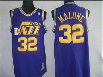 Utah Jazz 32 Mlone Purple Swingman Jerseys Cheap