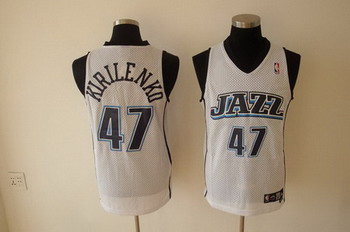 Utah Jazz 47 KIRLENKO white SWINGMAN jerseys Cheap