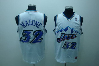 Utah Jazz 32 MALONE white SWINGMAN jerseys Cheap