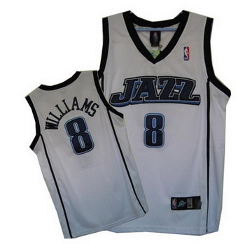 Utah Jazz 8 williams white jerseys Cheap