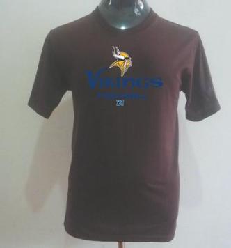 Minnesota Vikings Big & Tall Critical Victory T-Shirt Brown Cheap