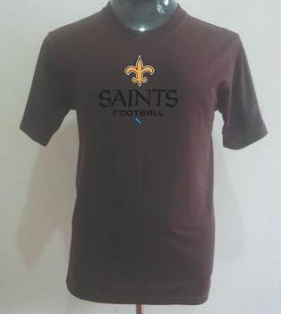 New Orleans Sains Big & Tall Critical Victory T-Shirt Brown Cheap