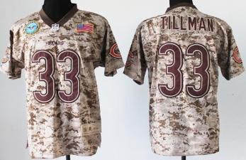 Nike Chicago Bears 33 Charles Tillman Salute to Service Digital Camo Elite NFL Jersey Cheap