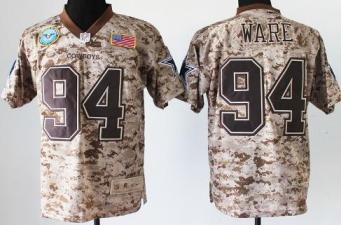 Nike Dallas Cowboys 94 DeMarcus Ware Salute to Service Digital Camo Elite NFL Jersey Cheap