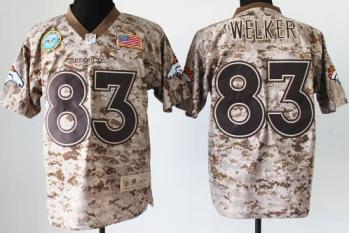 Nike Denver Broncos 83 Wes Welker Salute to Service Digital Camo Elite NFL Jersey Cheap