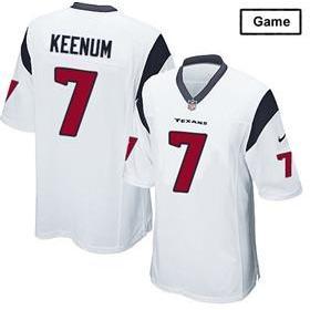 Nike Houston Texans 7 Case Keenum Game White NFL Jerseys Cheap