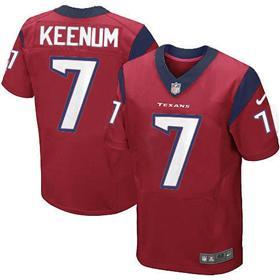 Nike Houston Texans 7 Case Keenum Elite Red NFL Jersey Cheap