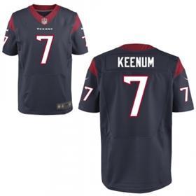 Nike Houston Texans 7 Case Keenum Elit Blue NFL Jersey Cheap