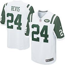 Nike New York Jets 24# Darrelle Revis White Nike NFL Jerseys Cheap