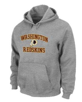 Washington Red Skins Heart & Soul Pullover Hoodie Grey Cheap