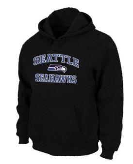 Seattle Seahawks Heart & Soul Pullover Hoodie Black Cheap