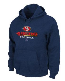 San Francisco 49ers Critical Victory Pullover Hoodie Dark Blue Cheap