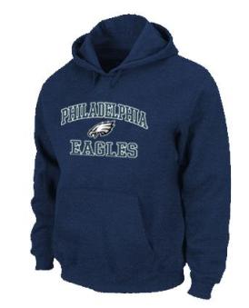 Philadelphia Eagles Heart & Soul Pullover Hoodie Dark Blue Cheap