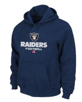 Oakland Raiders Critical Victory Pullover Hoodie Dark Blue Cheap