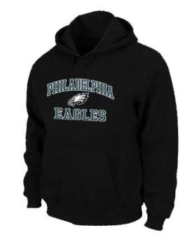 Philadelphia Eagles Heart & Soul Pullover Hoodie Black Cheap