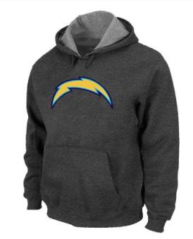 San Diego Charger Logo Pullover Hoodie Dark Grey Cheap