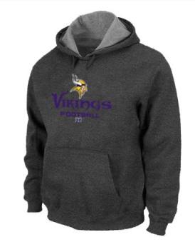 Minnesota Vikings Critical Victory Pullover Hoodie Dark Grey Cheap