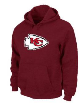 Kansas City Chiefs Logo Pullover Hoodie RED Cheap