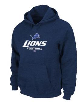 Detroit Lions Critical Victory Pullover Hoodie Dark Blue Cheap