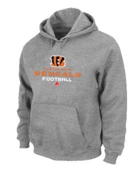 Cincinnati Bengals Critical Victory Pullover Hoodie Grey Cheap