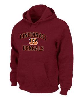 Cincinnati Bengals Heart & Soul Pullover Hoodie Red Cheap