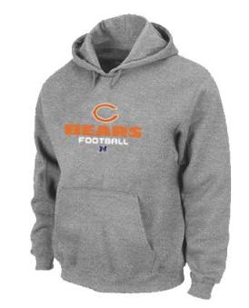 Chicago Bears Critical Victory Pullover Hoodie Grey Cheap