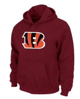 Cincinnati Bengals Logo Pullover Hoodie RED Cheap