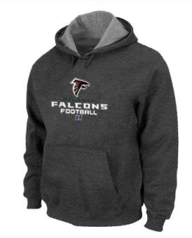 Atlanta Falcons Critical Victory Pullover Hoodie Dark Grey Cheap