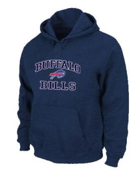 Buffalo Bills Heart & Soul Pullover Hoodie Dark Blue Cheap