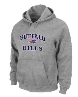 Buffalo Bills Heart & Soul Pullover Hoodie Grey Cheap