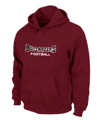 Tampa Bay Buccaneers font Pullover NFL Hoodie Red Cheap