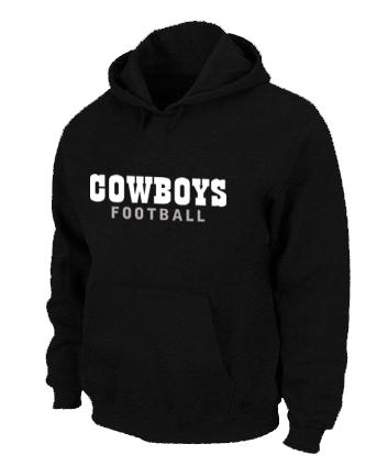 Dallas Cowboys font Pullover NFL Hoodie Black Cheap