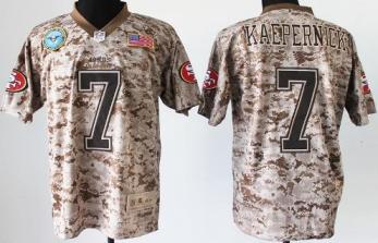 Nike San Francisco 49ers 7 Colin Kaepernick Salute to Service Digital Camo Elite NFL Jersey Cheap