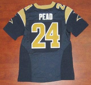 Nike St. Louis Rams 24 Isaiah Pead Dark Blue Elite NFL Jersey Cheap