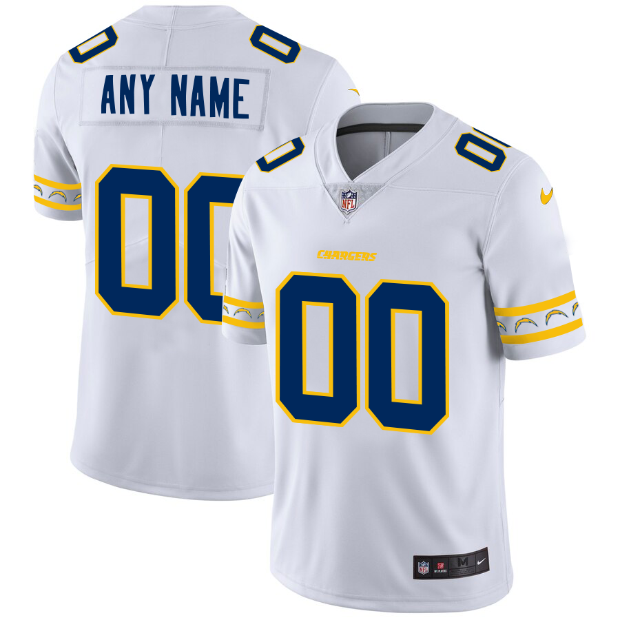 Men's Los Angeles Chargers Custom NFL Team Logo Cool Edition Jerseys