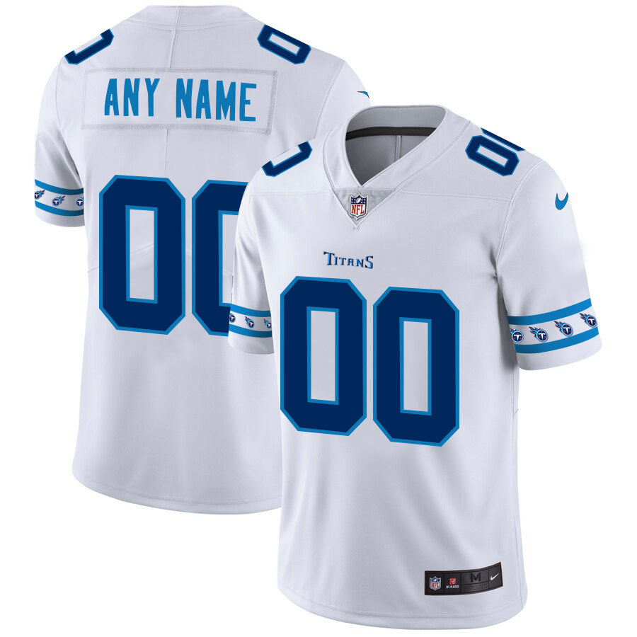 Men's Tennessee Titans Custom NFL Team Logo Cool Edition Jerseys