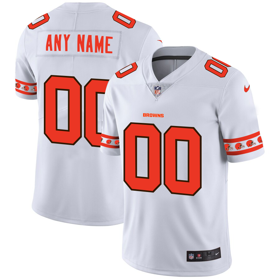 Men's Cleveland Browns Custom NFL Team Logo Cool Edition Jerseys