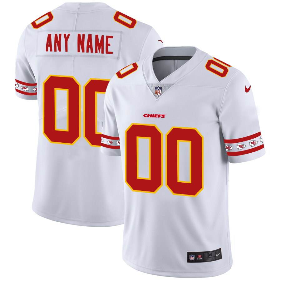 Men's Kansas City Chiefs Custom NFL Team Logo Cool Edition Jerseys