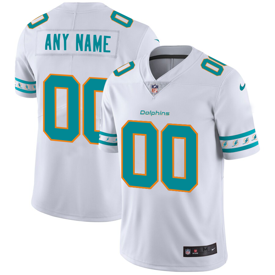 Men's Miami Dolphins Custom NFL Team Logo Cool Edition Jerseys