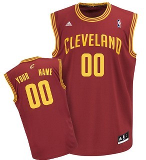 Kids Cleveland Cavaliers Customized Red Jersey