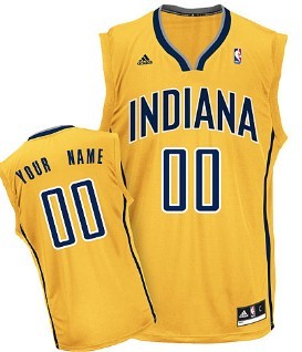 Kids Indiana Pacers Customized Yellow Jersey