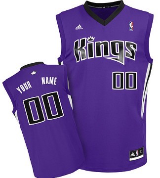 Mens Sacramento Kings Customized Purple Jersey