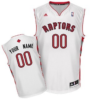 Kids Toronto Raptors Customized White Jersey