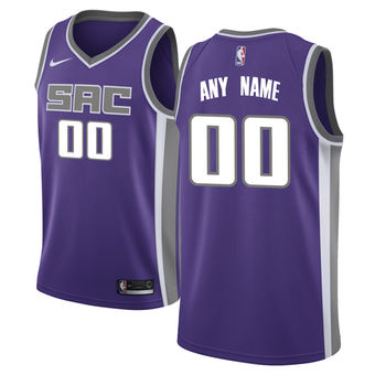 Men's Sacramento Kings Nike Purple Swingman Custom Icon Edition Jersey